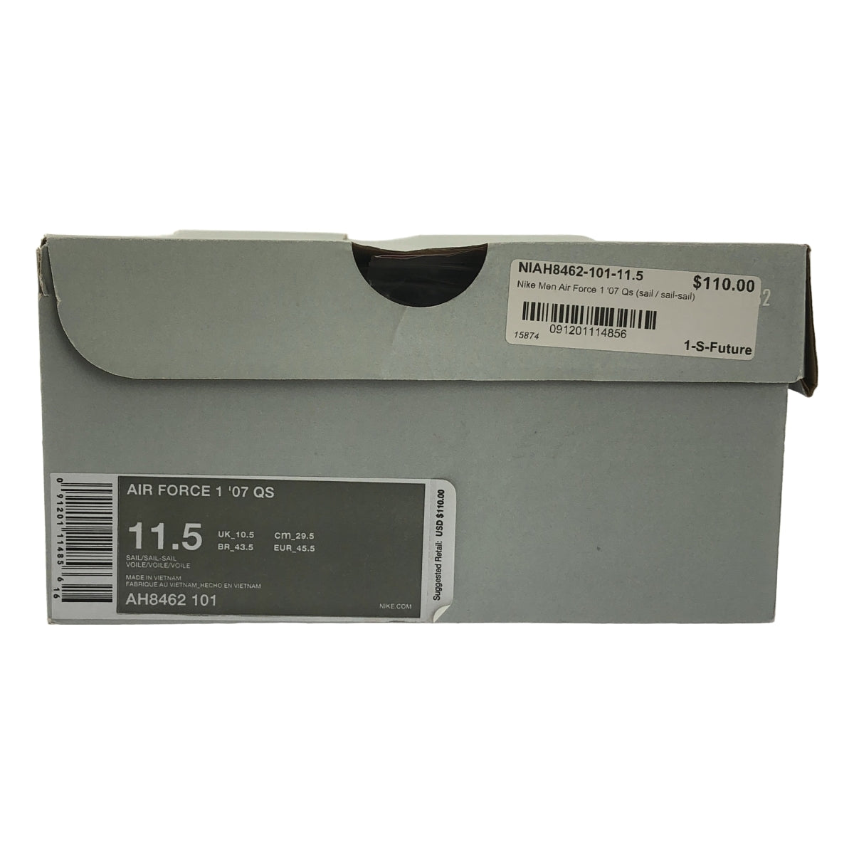 NIKE / 나이키 | AIR FORCE 1 QS SWOOSH PACK 에어포스 스와슈 팩 스니커즈 | 29.5 | 화이트 | 맨즈