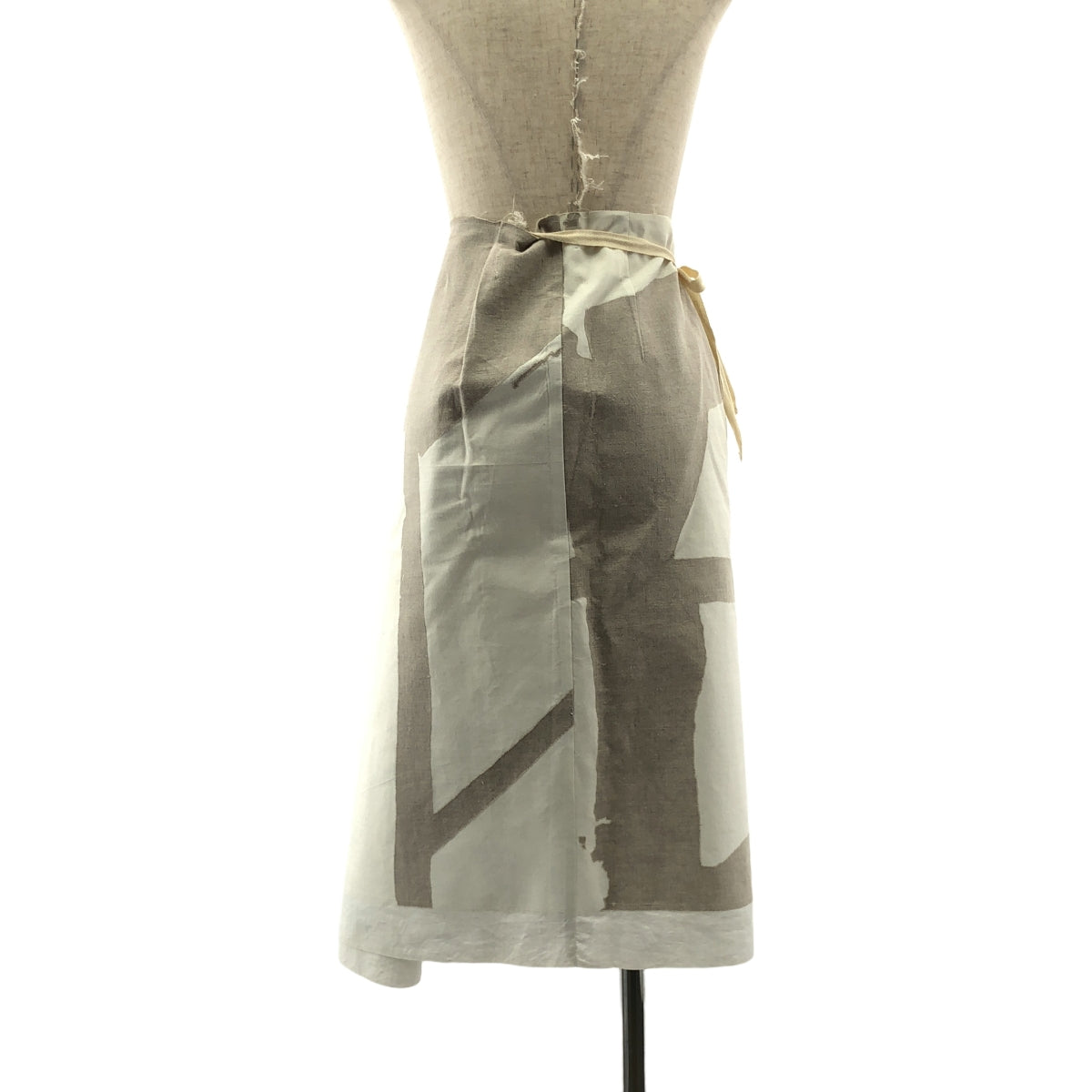 JUNYA WATANABE COMME des GARCONS / Junya Watanabe | AD1997 | Linen cut wrap long skirt |