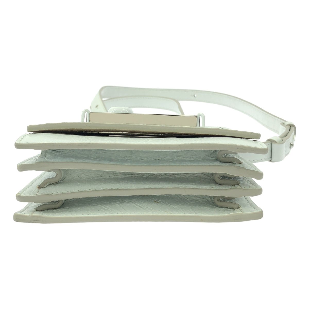 【新品】  Maison Margiela / メゾンマルジェラ | Small Crossbody Flap Bag ショルダー バッグ | ホワイト | レディース