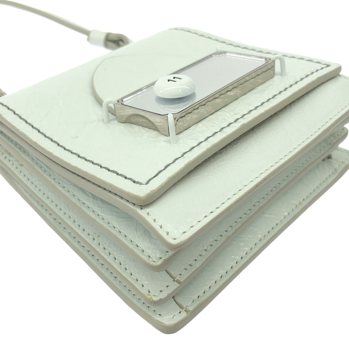 【新品】  Maison Margiela / メゾンマルジェラ | Small Crossbody Flap Bag ショルダー バッグ | ホワイト | レディース