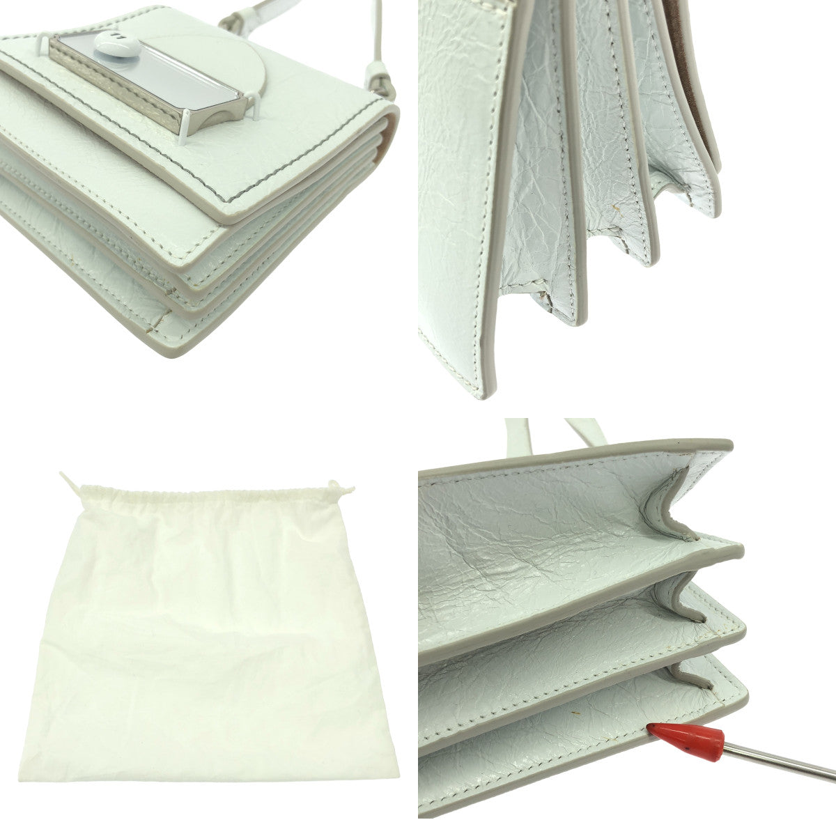 【新品】  Maison Margiela / メゾンマルジェラ | Small Crossbody Flap Bag ショルダー バッグ | ホワイト | レディース