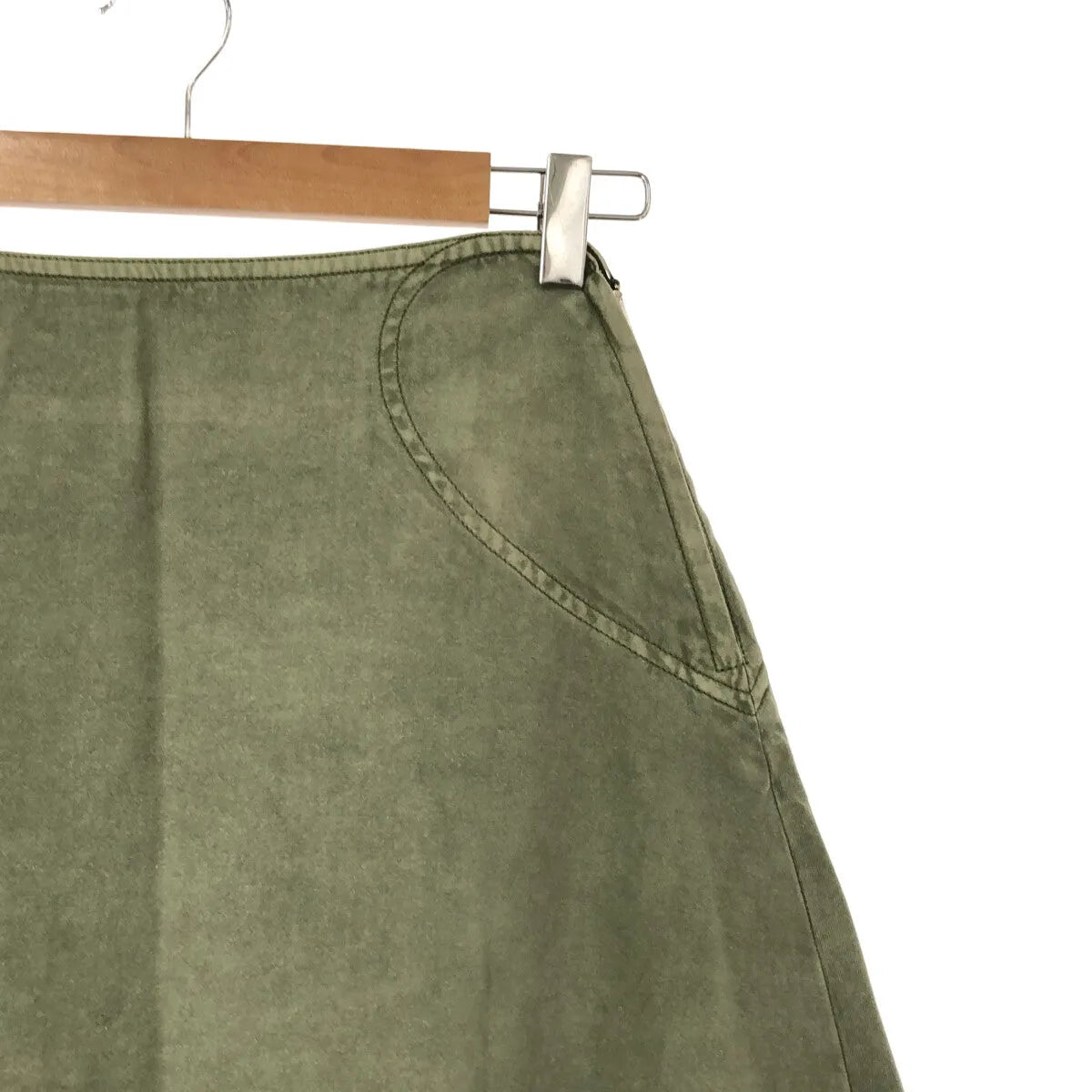 羅恩赫爾曼 |心形針腳喇叭裙 | XS |綠色 |女性的