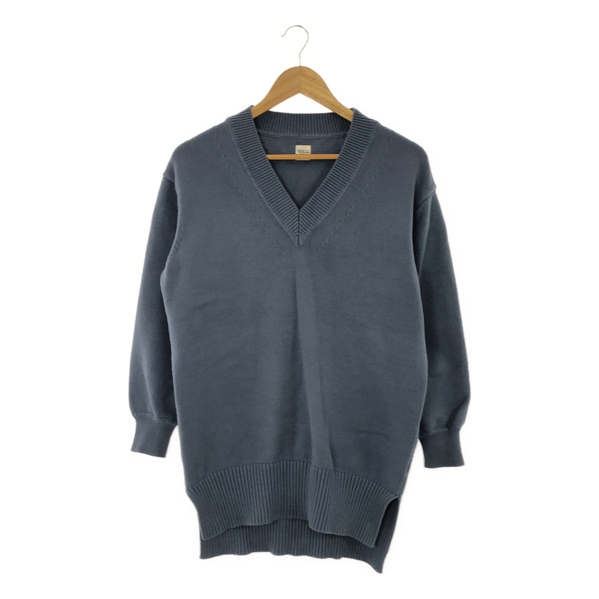 羅恩赫爾曼 |棉質開衩針織套頭衫 | XS |藍色 |女性的