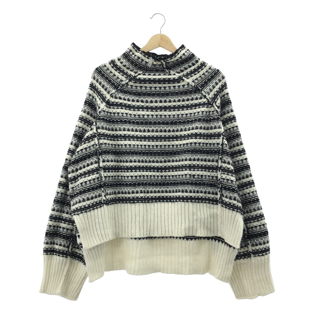MM6 Maison Margiela / 엠엠 식스 메종 마르젤라 | 2021AW | 알파카 혼합 인사이드 아웃 니트 | L |
