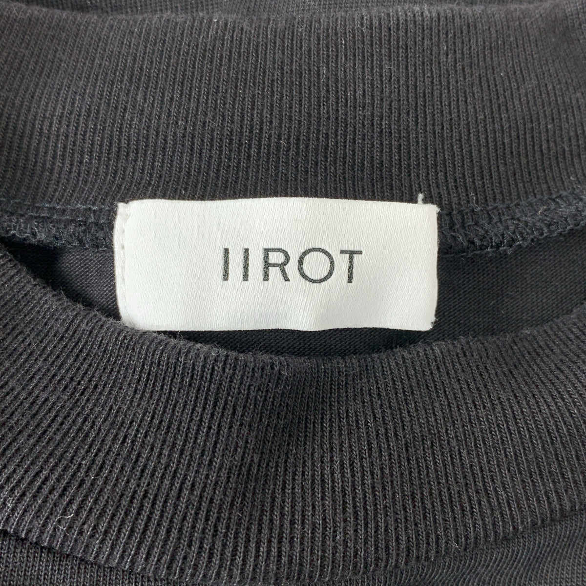 IIROT / イロット | Cotton TS_Black コットン クルーネックカットソー | 2 | レディース