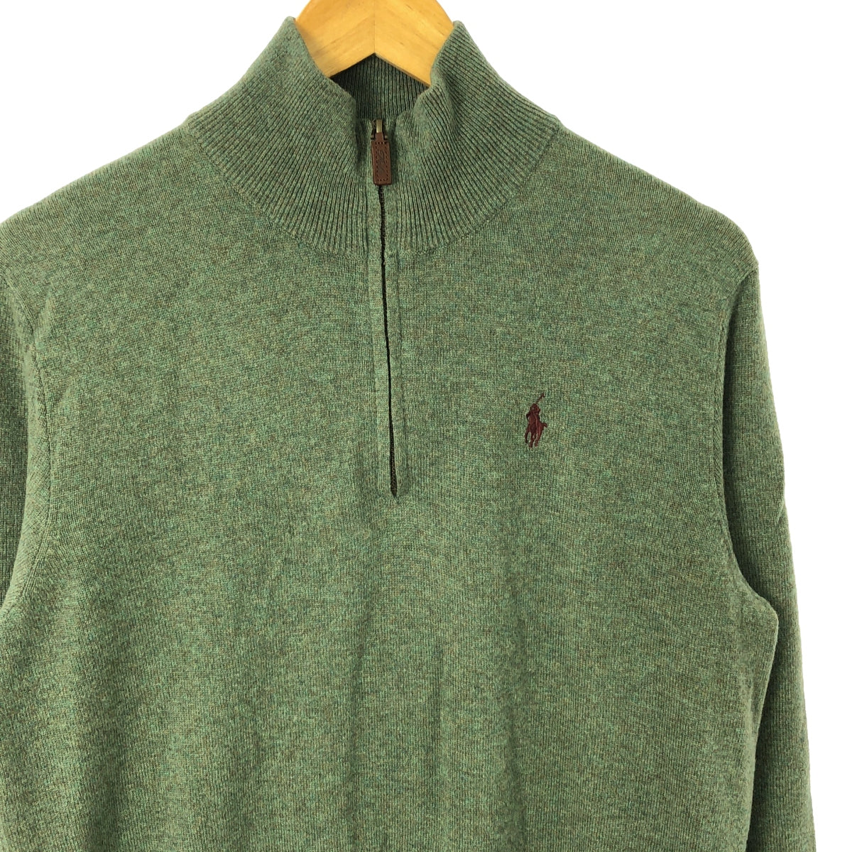 POLO RALPH LAUREN / Polo Ralph Lauren | Wool half-zip knit | S | Men's