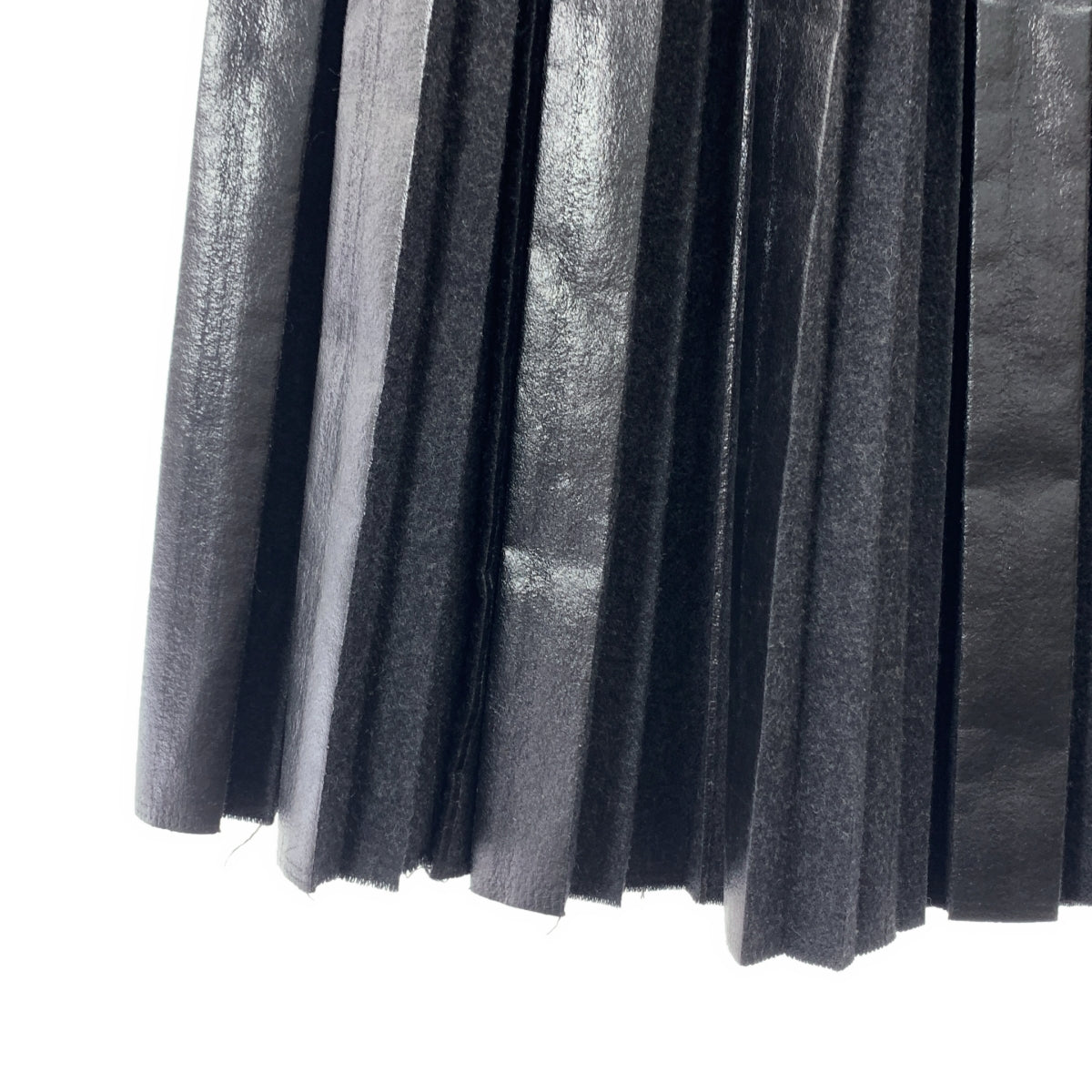 GOLDEN GOOSE | 羊毛橡膠塗層百褶裙 | XS | 女款