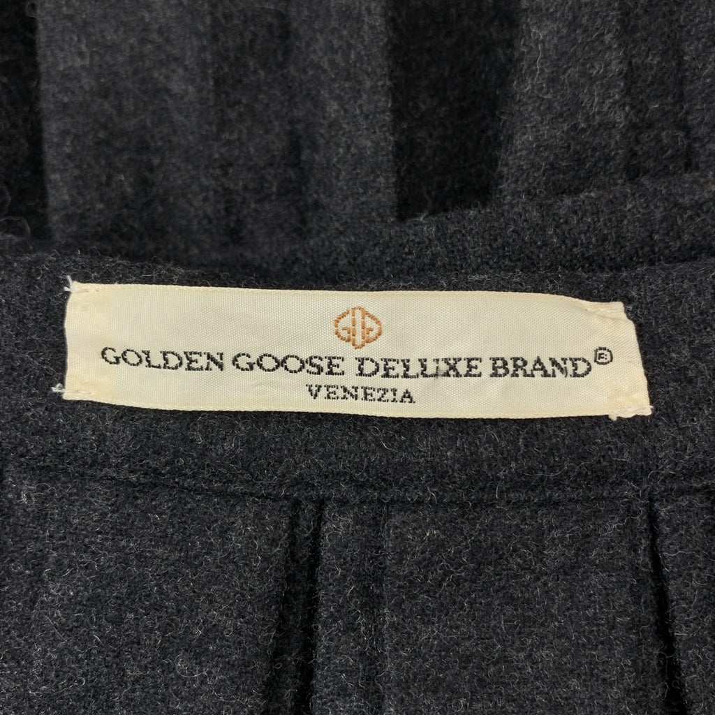 GOLDEN GOOSE | 羊毛橡膠塗層百褶裙 | XS | 女款