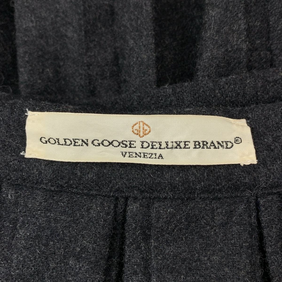 GOLDEN GOOSE | 羊毛橡膠塗層百褶裙 | XS | 女款