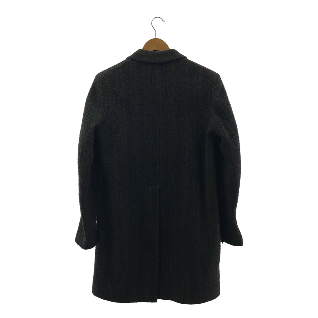 金鵝 (GOLDEN GOOSE) | 羊毛粗花呢條紋披肩領外套 | S 碼 | 女款