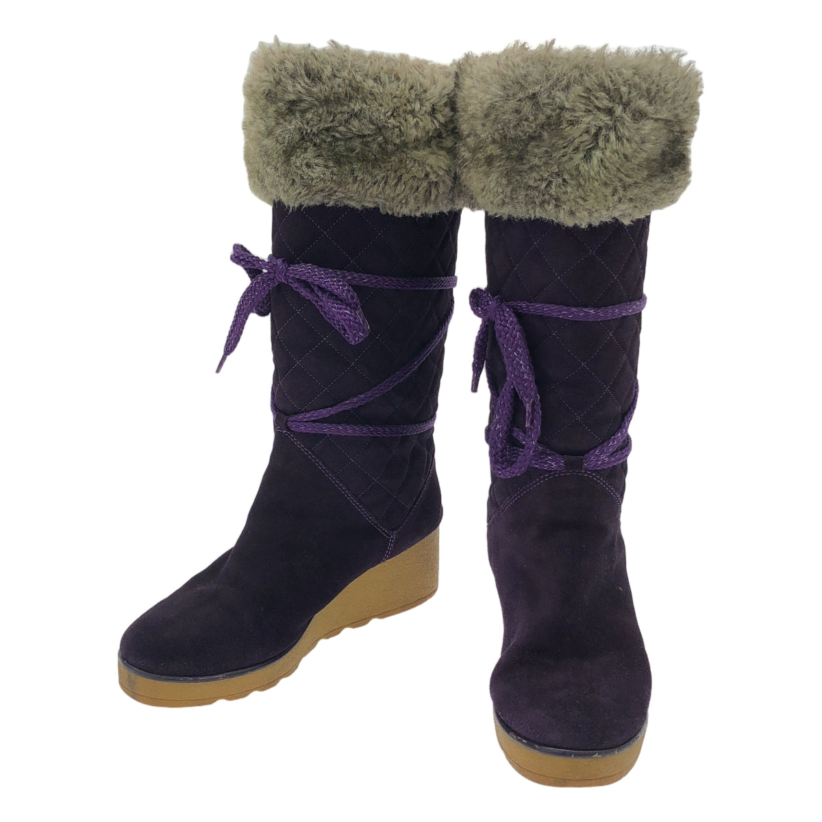 MARC JACOBS | 絎縫繫帶靴 | 39 | 紫色 | 女款