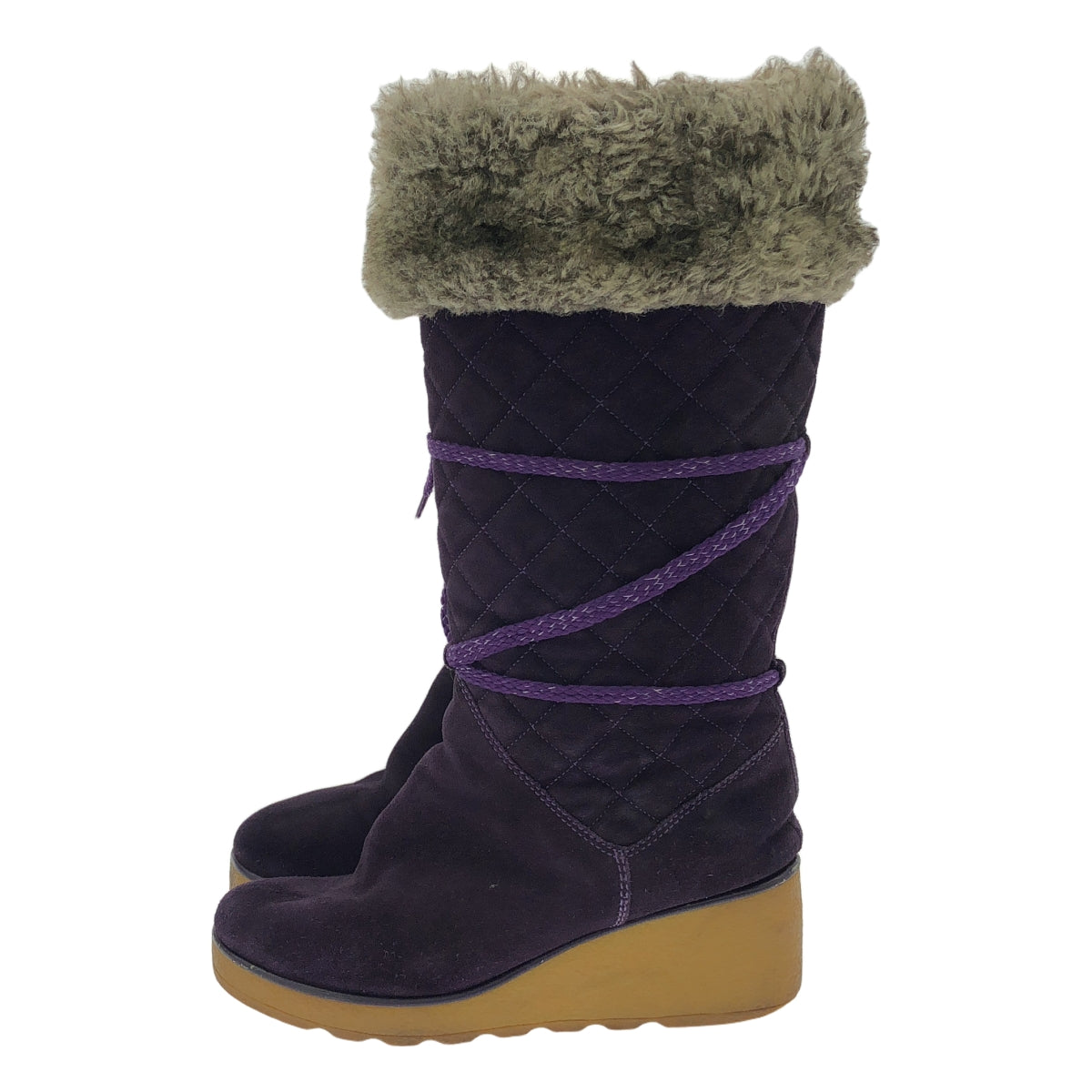 MARC JACOBS | 絎縫繫帶靴 | 39 | 紫色 | 女款