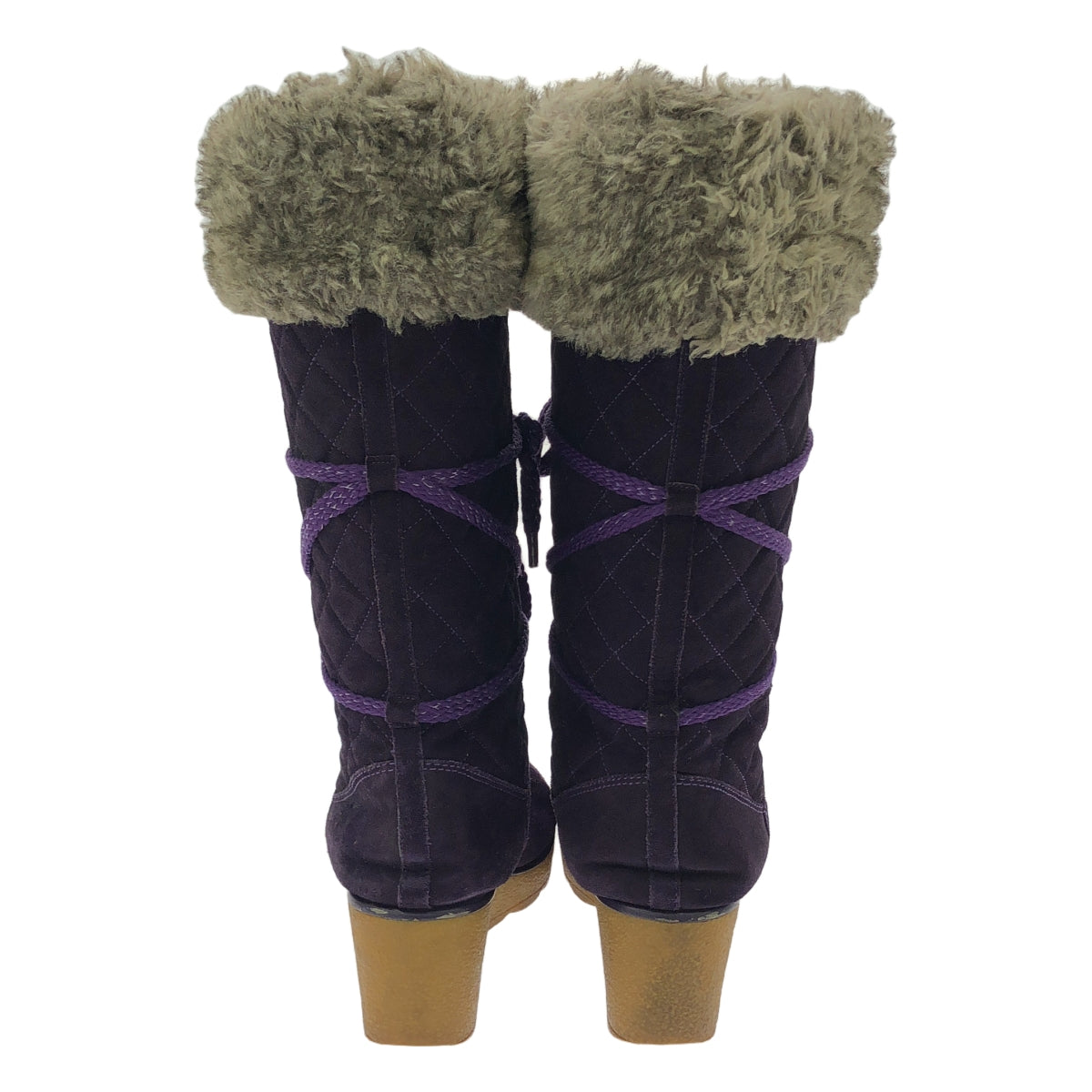 MARC JACOBS | 絎縫繫帶靴 | 39 | 紫色 | 女款