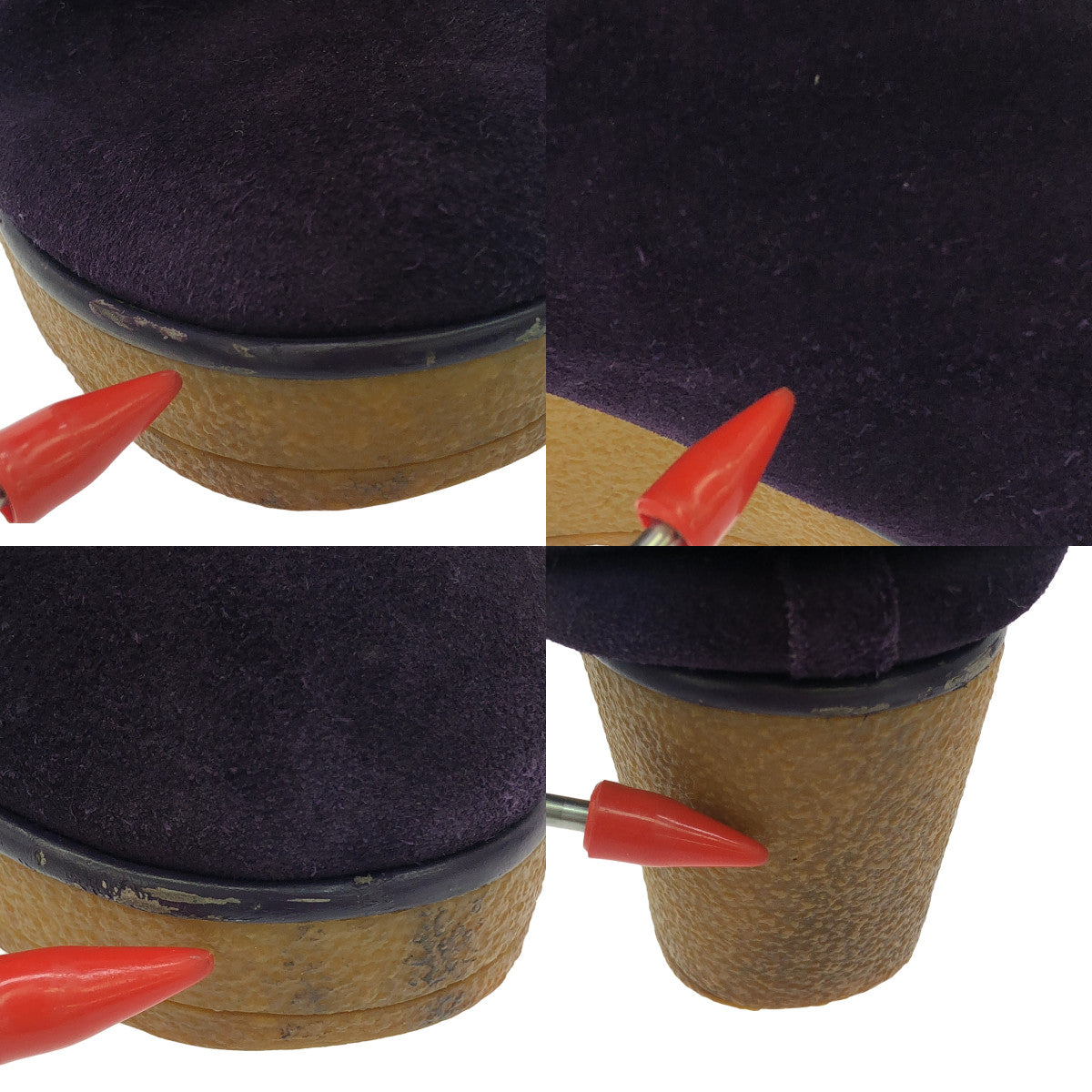 MARC JACOBS / マークジェイコブス | キルティングタイブーツ | 39 | パープル | レディース