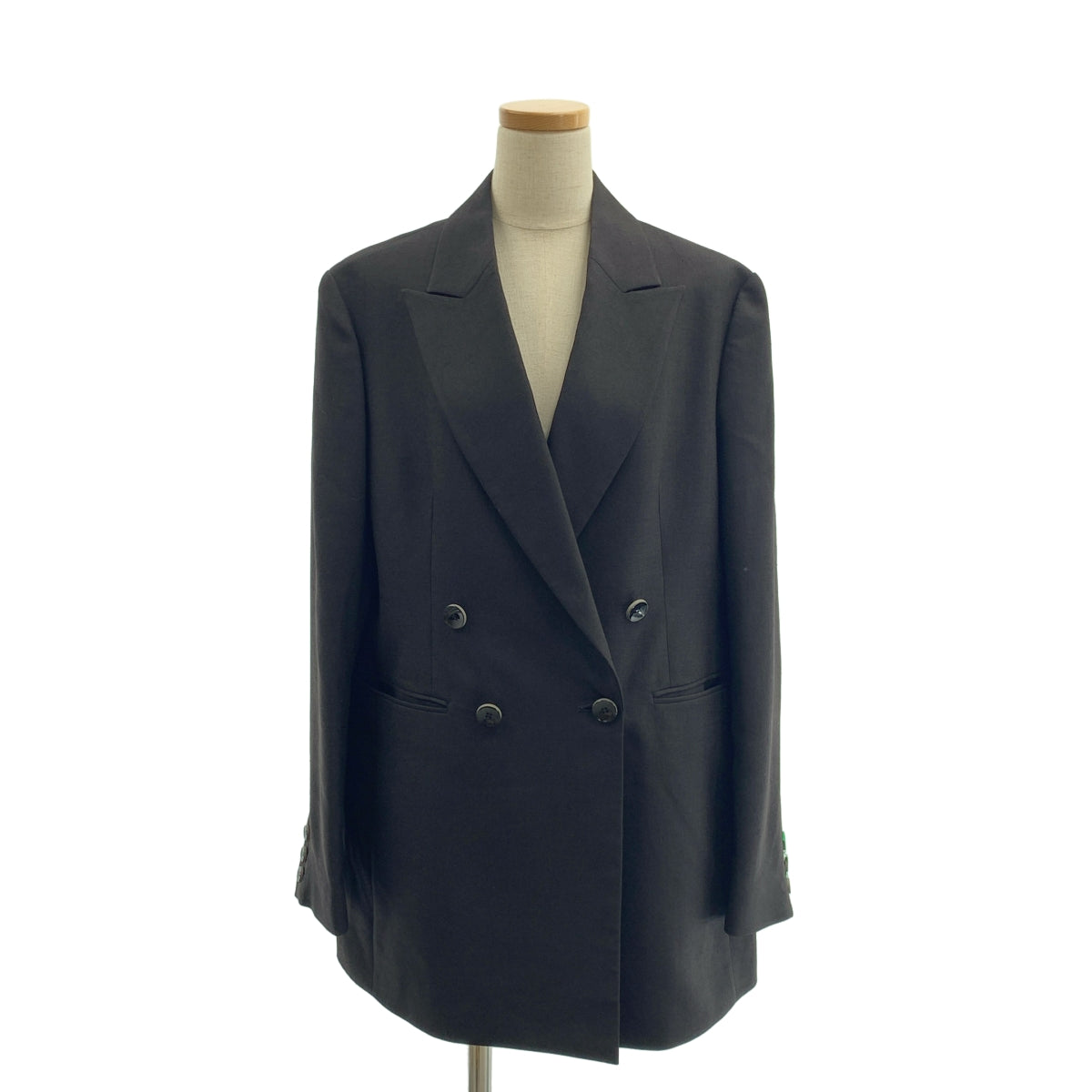 Mame Kurogouchi / 마메쿠로고우치 | 2023SS | Linen Touch Triacetate Double Breasted Jacket / 더블 브레스트 재킷 / 총 안감 | 4 |