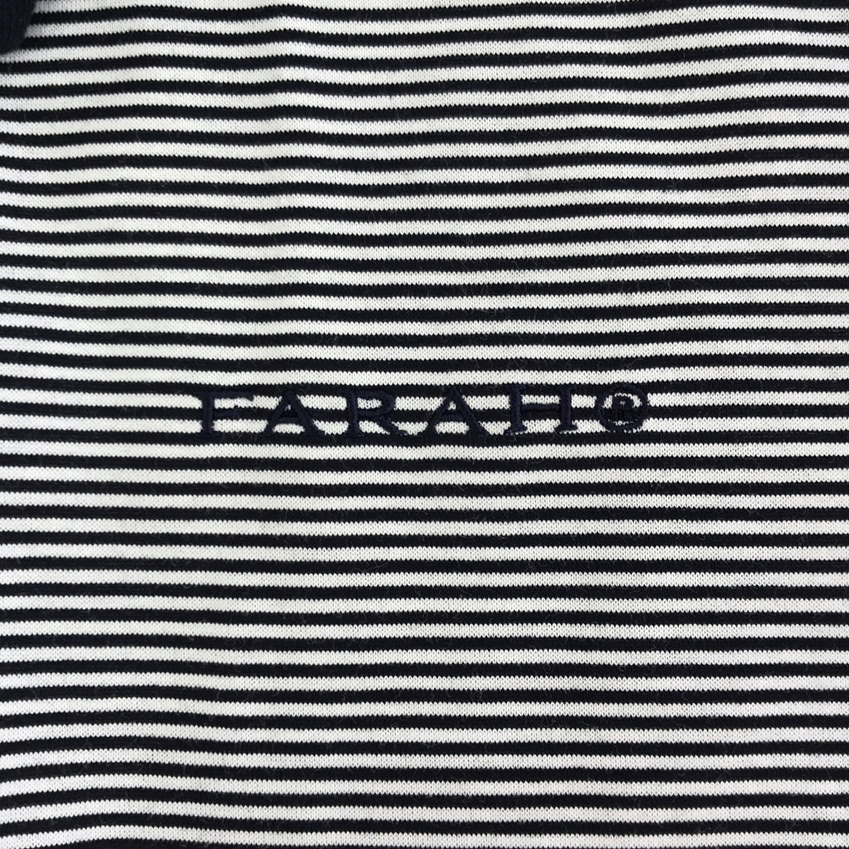 FARAH / ファーラー | Striped T-shirt / ボーダー ロゴ ポロシャツ | M | メンズ