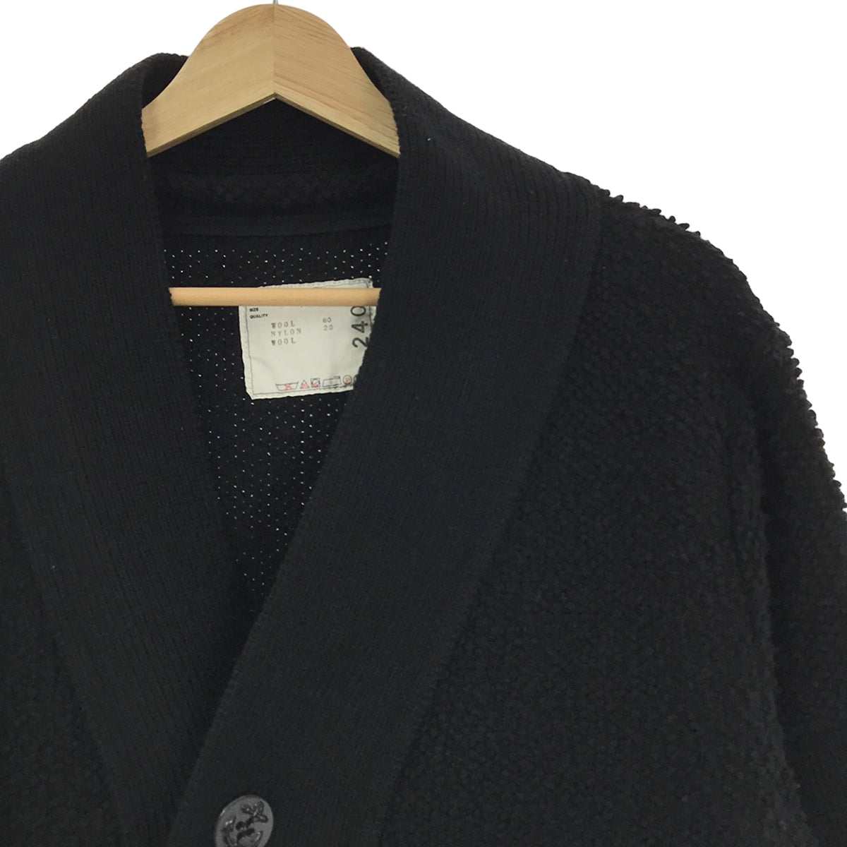sacai / Sacai | 2020AW | Wool Knit Cardigan Asymmetrical Wool Knit Cardigan | 1 |