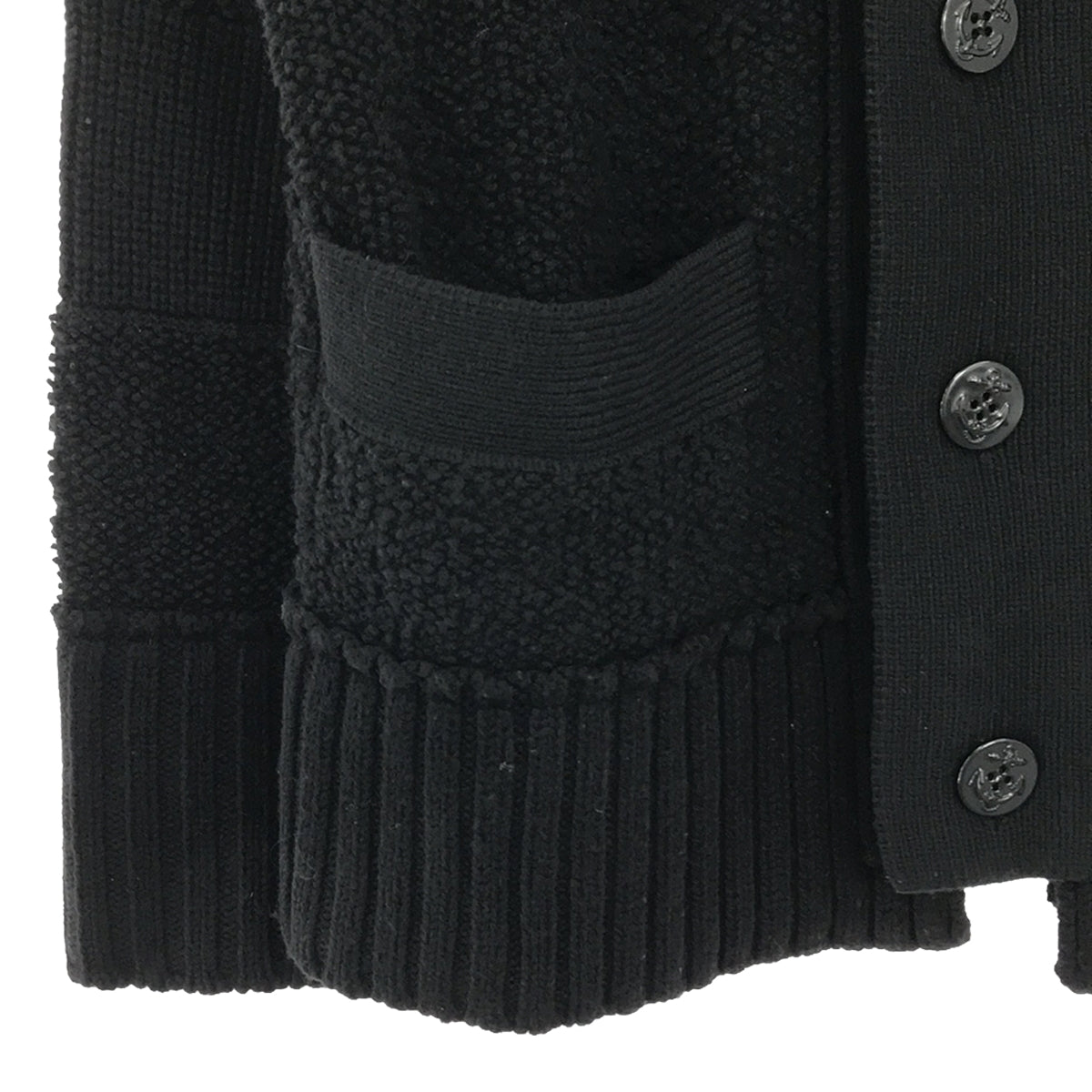 sacai / Sacai | 2020AW | Wool Knit Cardigan Asymmetrical Wool Knit Cardigan | 1 |