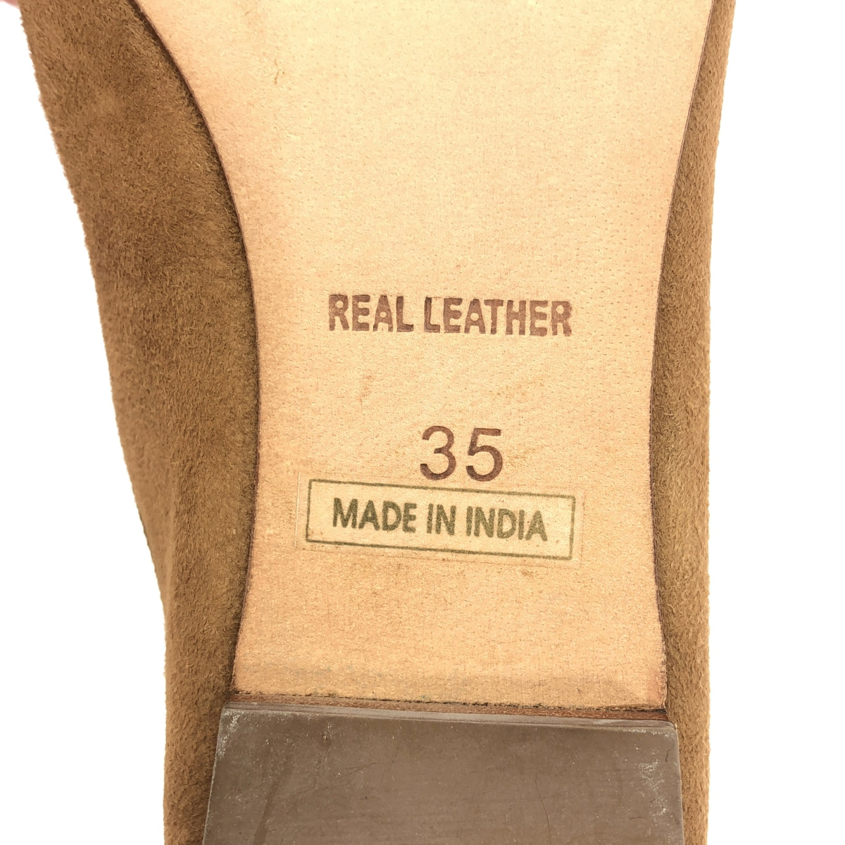 [狀況極佳] ne Quittez pas / Ne Quittepa |絨面革絲帶平底穆勒涼鞋 | SHOPBOP尺碼 35 |棕色|女性的