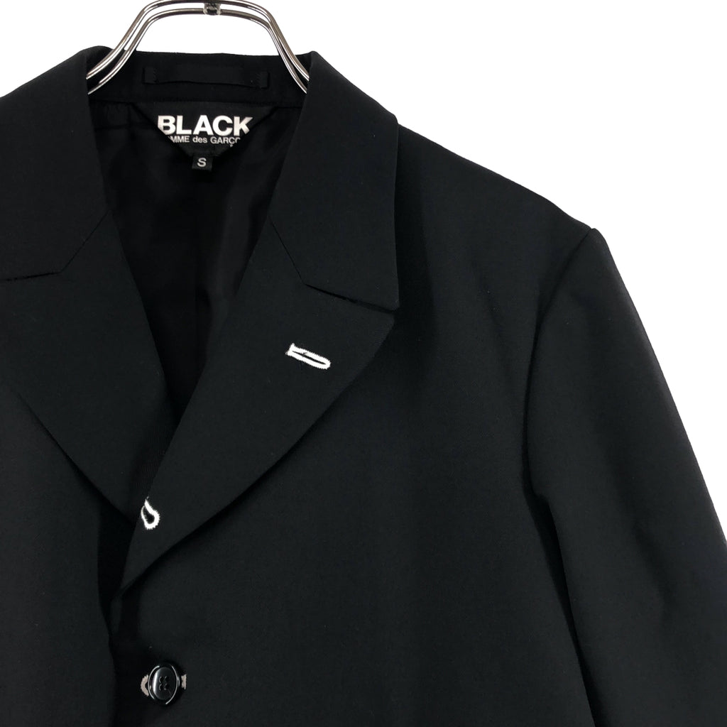 BLACK COMME des GARCONS / ブラックコムデギャルソン | 2017AW | 3B シングルブレスト テーラードジャケット / 総裏地 | S | レディース