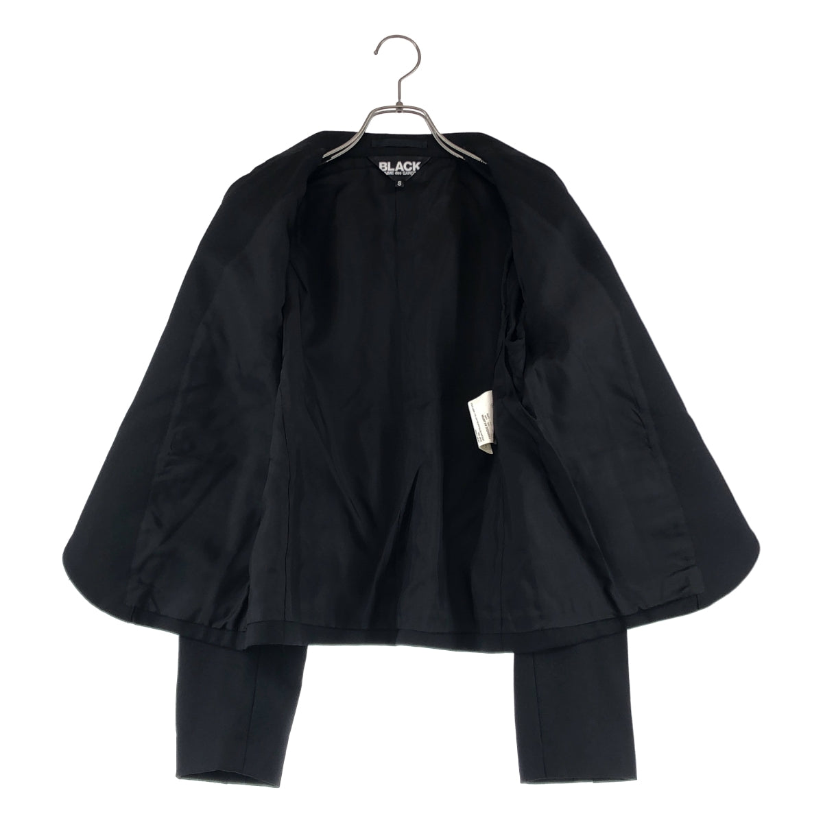 BLACK COMME des GARCONS / ブラックコムデギャルソン | 2017AW | 3B シングルブレスト テーラードジャケット / 総裏地 | S | レディース