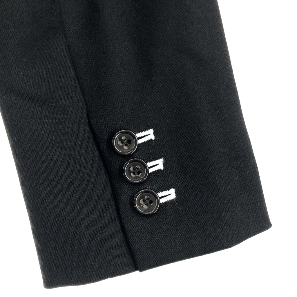 BLACK COMME des GARCONS / ブラックコムデギャルソン | 2017AW | 3B シングルブレスト テーラードジャケット / 総裏地 | S | レディース