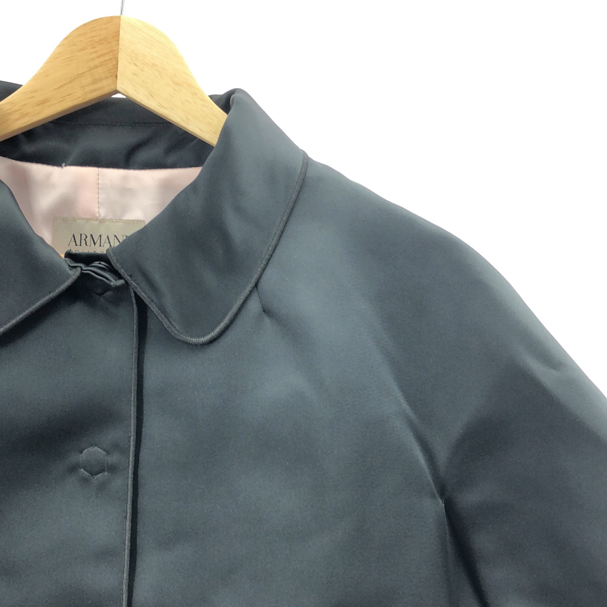 ARMANI COLLEZIONI / アルマーニコレツォーニ | ラウンドカラー ボレロ ジャケット | 40 | ブラック | レディース
