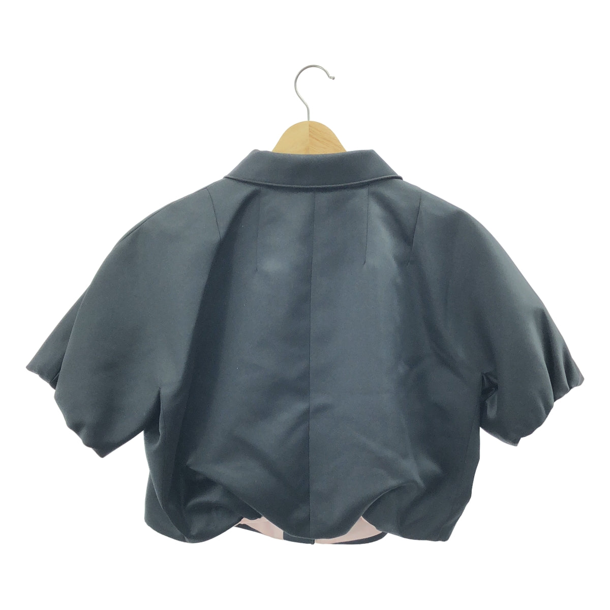 ARMANI COLLEZIONI / アルマーニコレツォーニ | ラウンドカラー ボレロ ジャケット | 40 | ブラック | レディース
