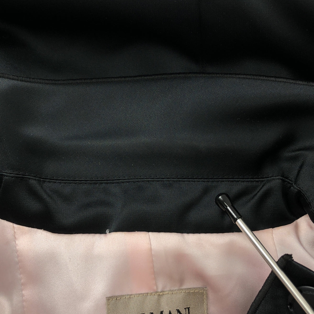 ARMANI COLLEZIONI / アルマーニコレツォーニ | ラウンドカラー ボレロ ジャケット | 40 | ブラック | レディース