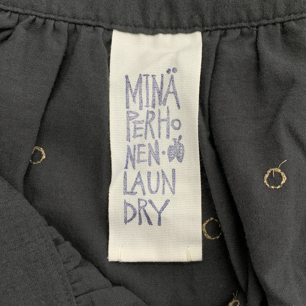 mina perhonen / ミナペルホネン | yuki-no-hi / ユキノヒ エンブロイダリー ギャザー スカート | 36 |