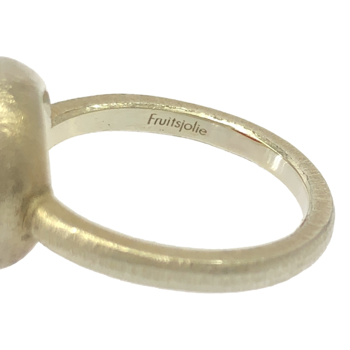 【美品】  Fruitsjolie / フリュイジョリ | Fjmp 1939 アップルレッド カルセドニー リング | ボルドー | レディース
