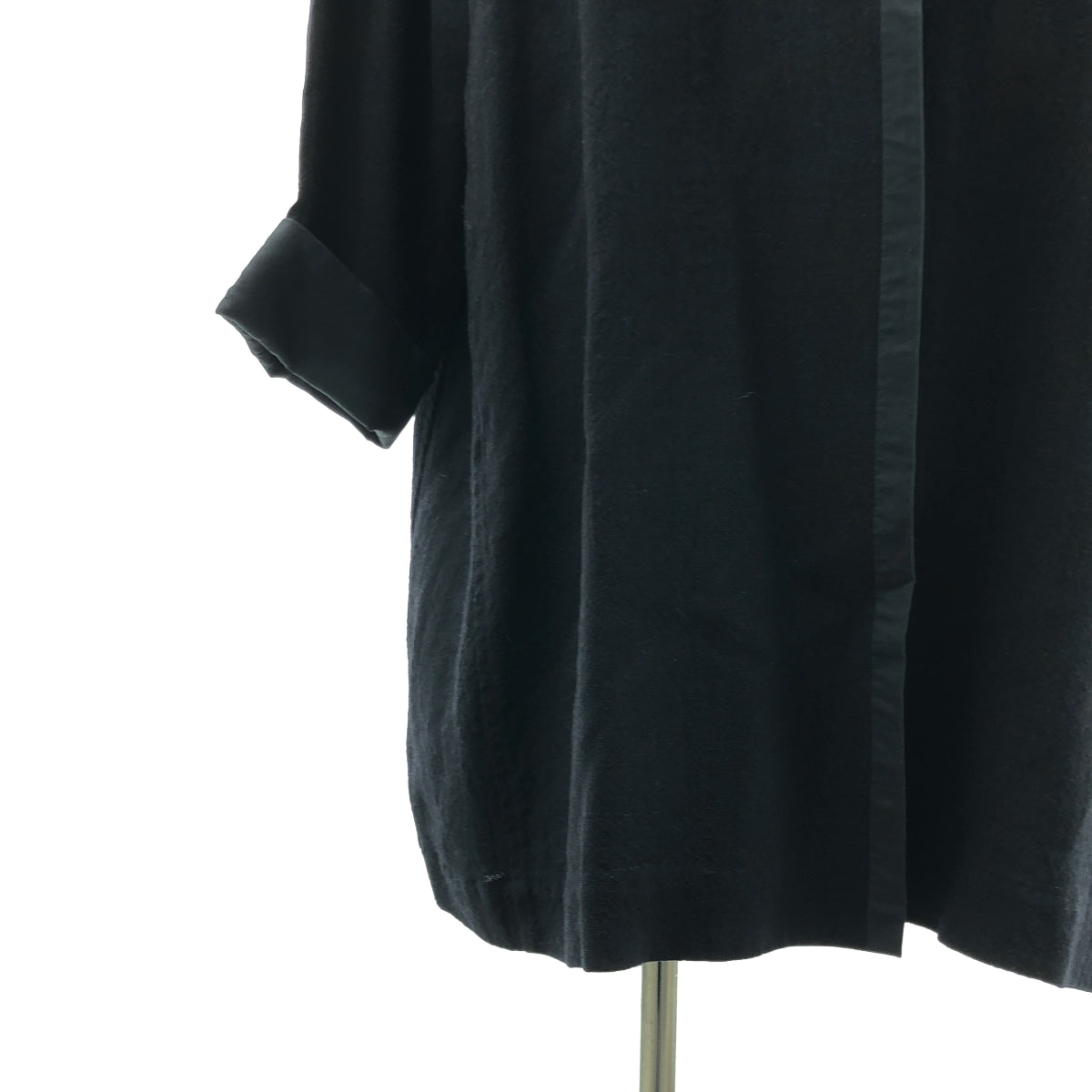 HaaT ISSEY MIYAKE | 2018秋冬系列 | 人造絲與羊毛混紡染色披肩領單排扣大衣 | 3碼 | 女款