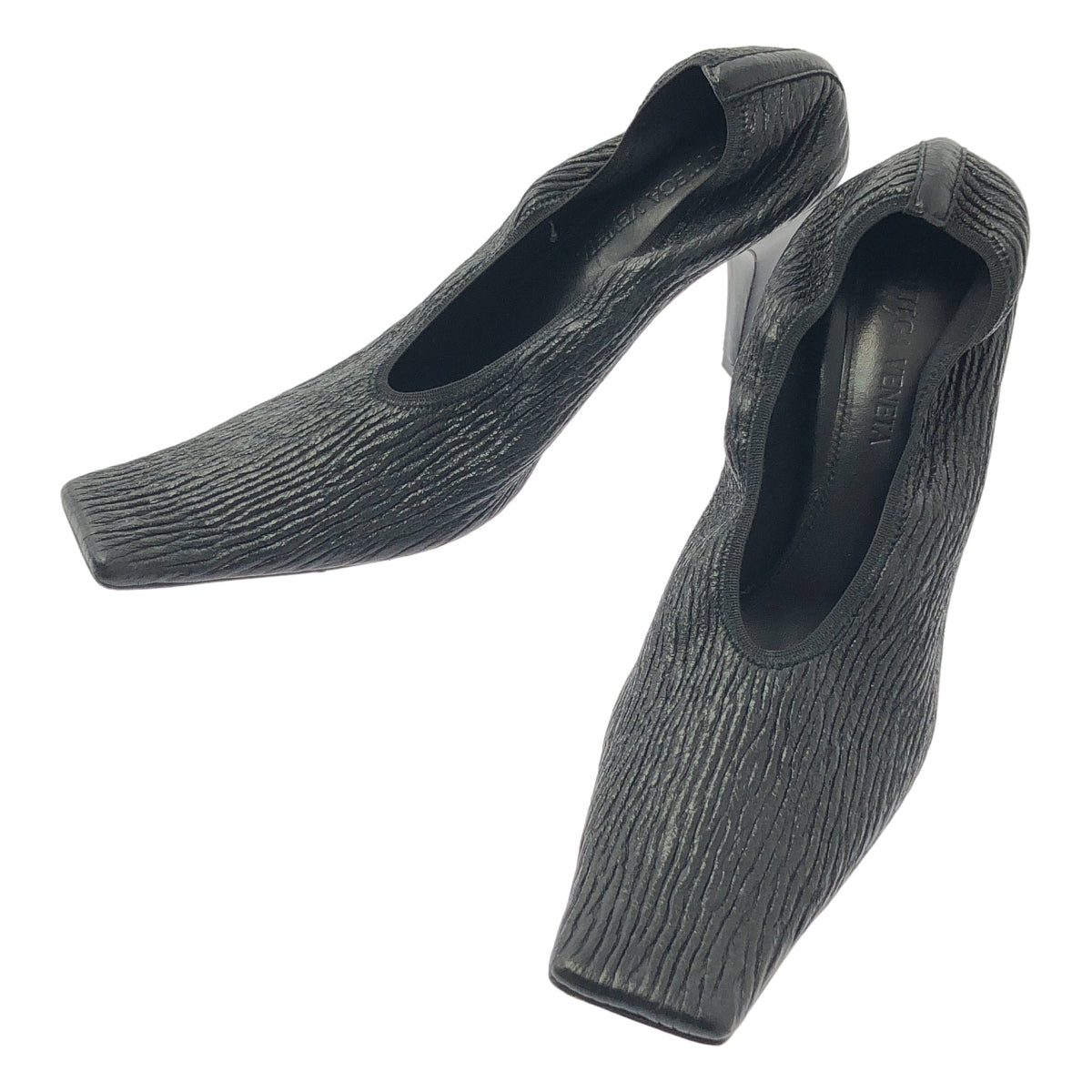 BOTTEGA VENETA | 方頭杏仁形高跟鞋 | 35號 | 黑色 | 女款