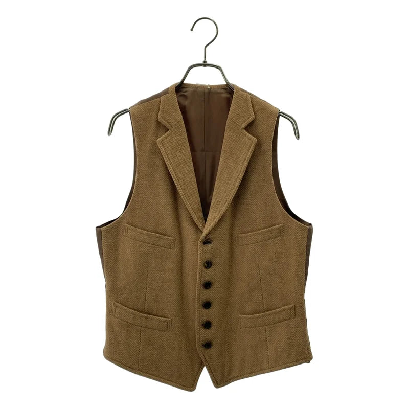 POLO RALPH LAUREN / 폴로 랄프 로렌 | 이소재 배색 울 베스트 | M | 남성