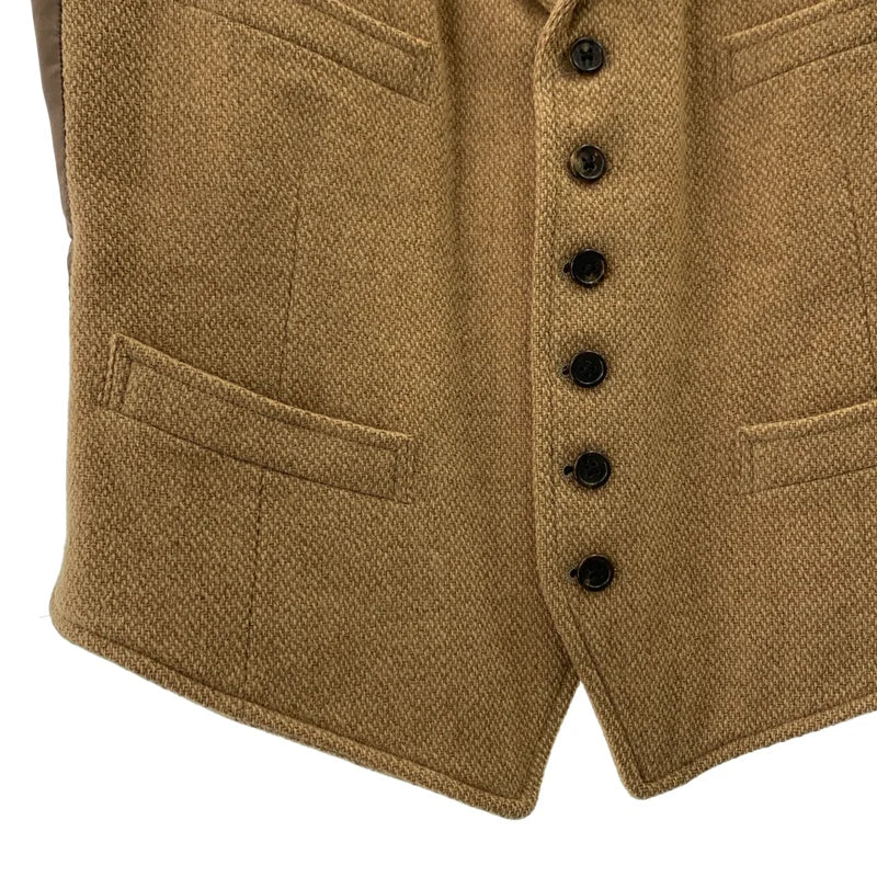 POLO RALPH LAUREN / 폴로 랄프 로렌 | 이소재 배색 울 베스트 | M | 남성