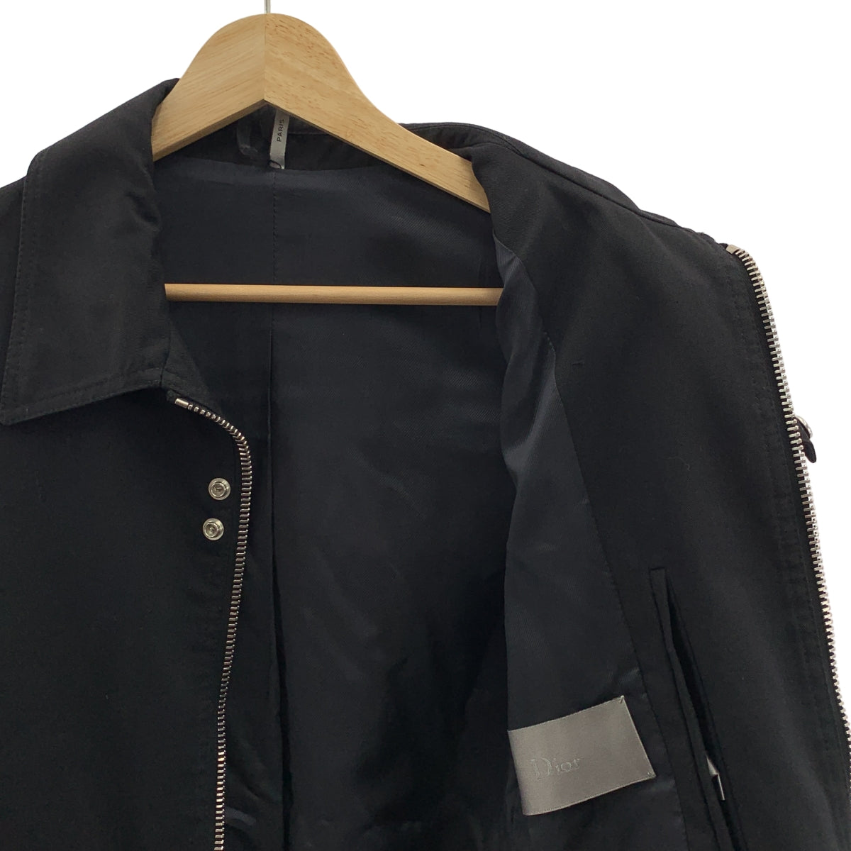 Dior Homme | 2007 春夏 | Hedi Slimane 作品 | 短款風衣 | 尺寸 44 | 黑色 | 男款