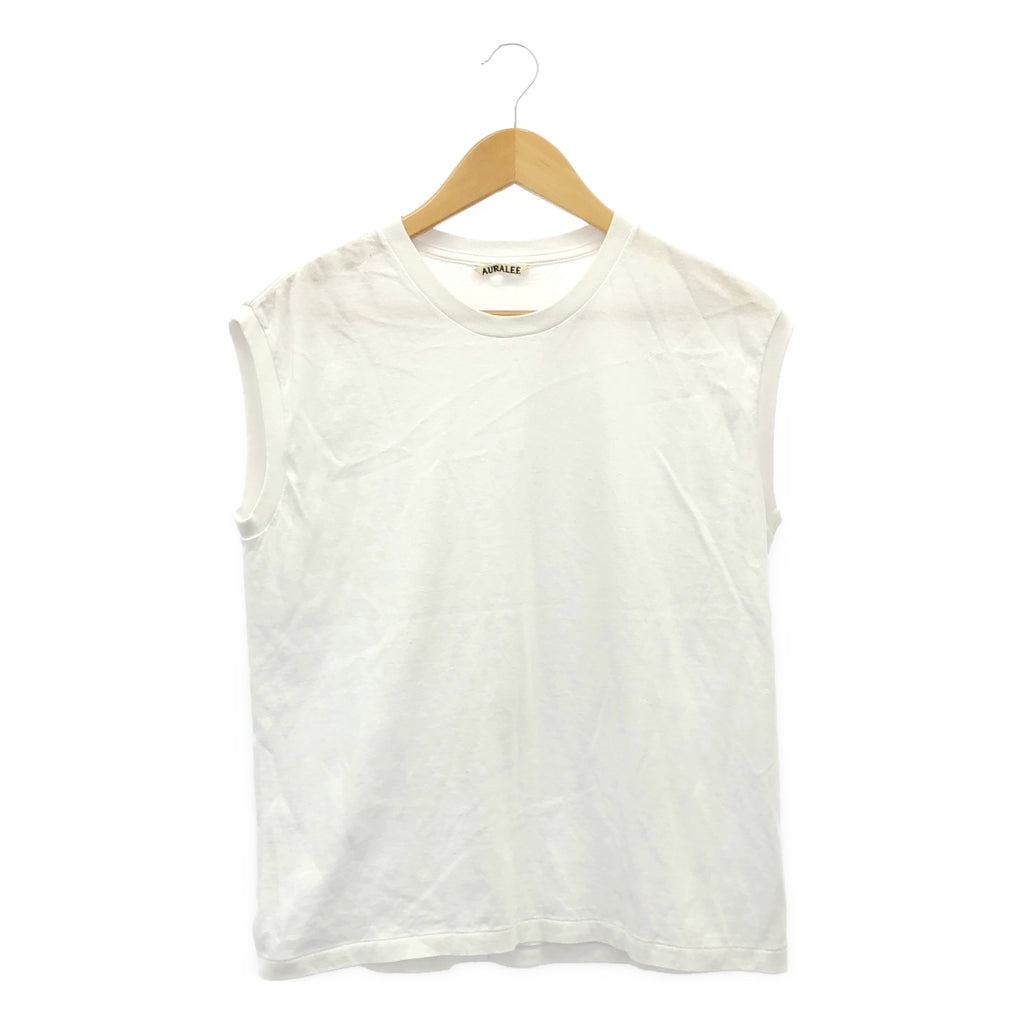 AURALEE / オーラリー | SEAMLESS CREW NECK SLEEVELESS  / ノースリーブ クルーネック カットソー | 0 | レディース