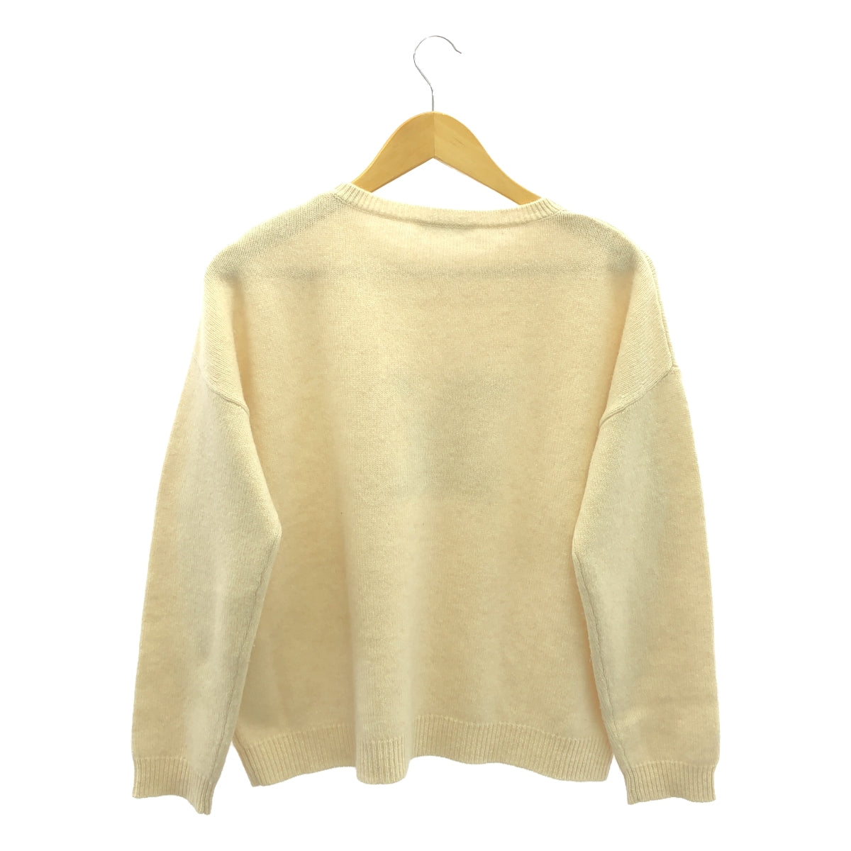 Max Mara | Cashmere M logo knit | S | Beige | Women's