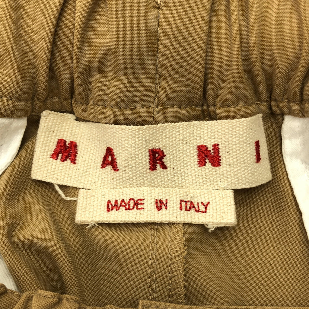 MARNI / マルニ | 2025SS | ポリエステル ウール ストレート パンツ | 44 | メンズ