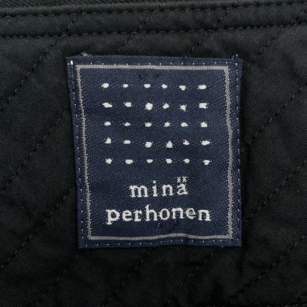 mina perhonen / ミナペルホネン | tulip チューリップ / レース切替 ロングスカート | ブラック | レディース