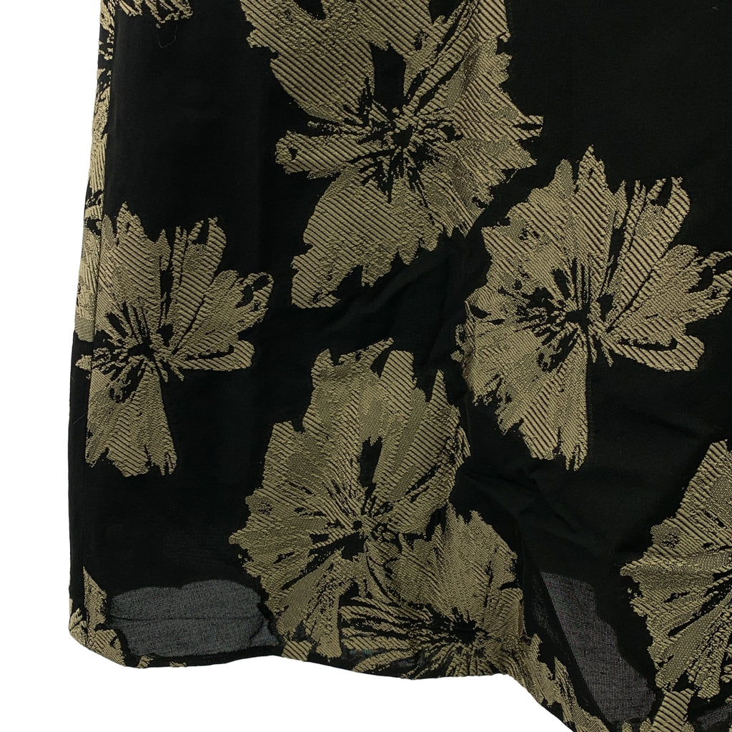 ADORE / アドーア | フラワージャガード タック ノースリーブ ワンピース | 38 | レディース