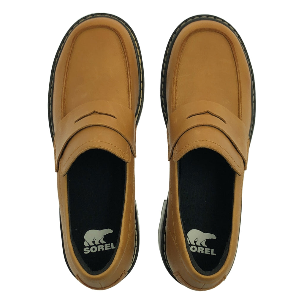 【成色極佳】SOREL 皮革 Logo 厚底樂福鞋 | 尺寸 25.5 | 棕色 | 女款