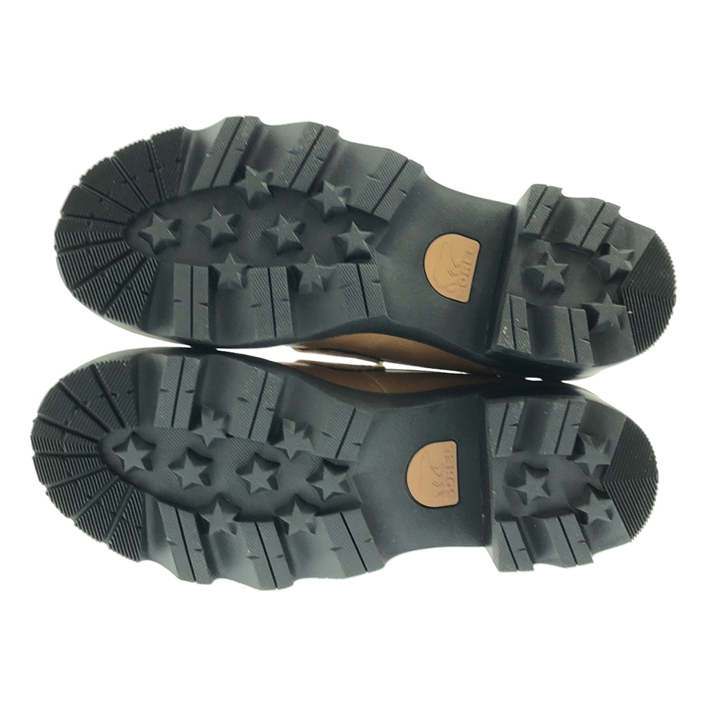 【成色極佳】SOREL 皮革 Logo 厚底樂福鞋 | 尺寸 25.5 | 棕色 | 女款