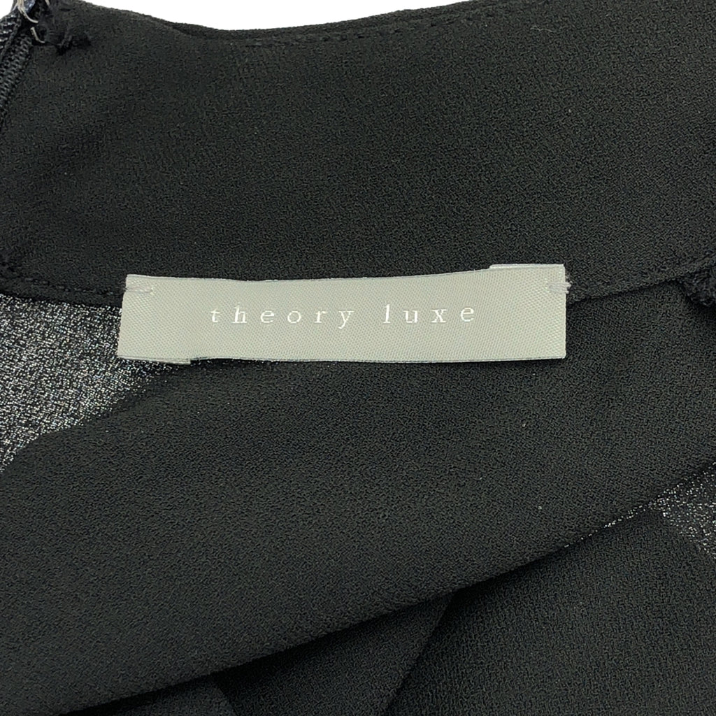 theory luxe / 세오리랏쿠스 | SILLA.P PEARL GGT 스탠드 컬러 풀오버 블라우스 셔츠 | 38 | 블랙 | 여성