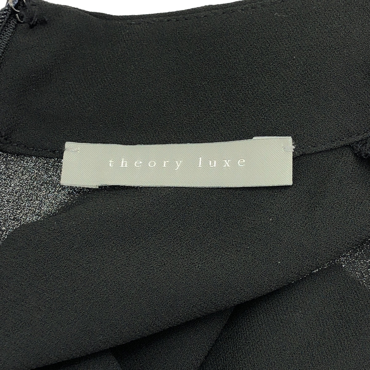 theory luxe / 세오리랏쿠스 | SILLA.P PEARL GGT 스탠드 컬러 풀오버 블라우스 셔츠 | 38 | 블랙 | 여성