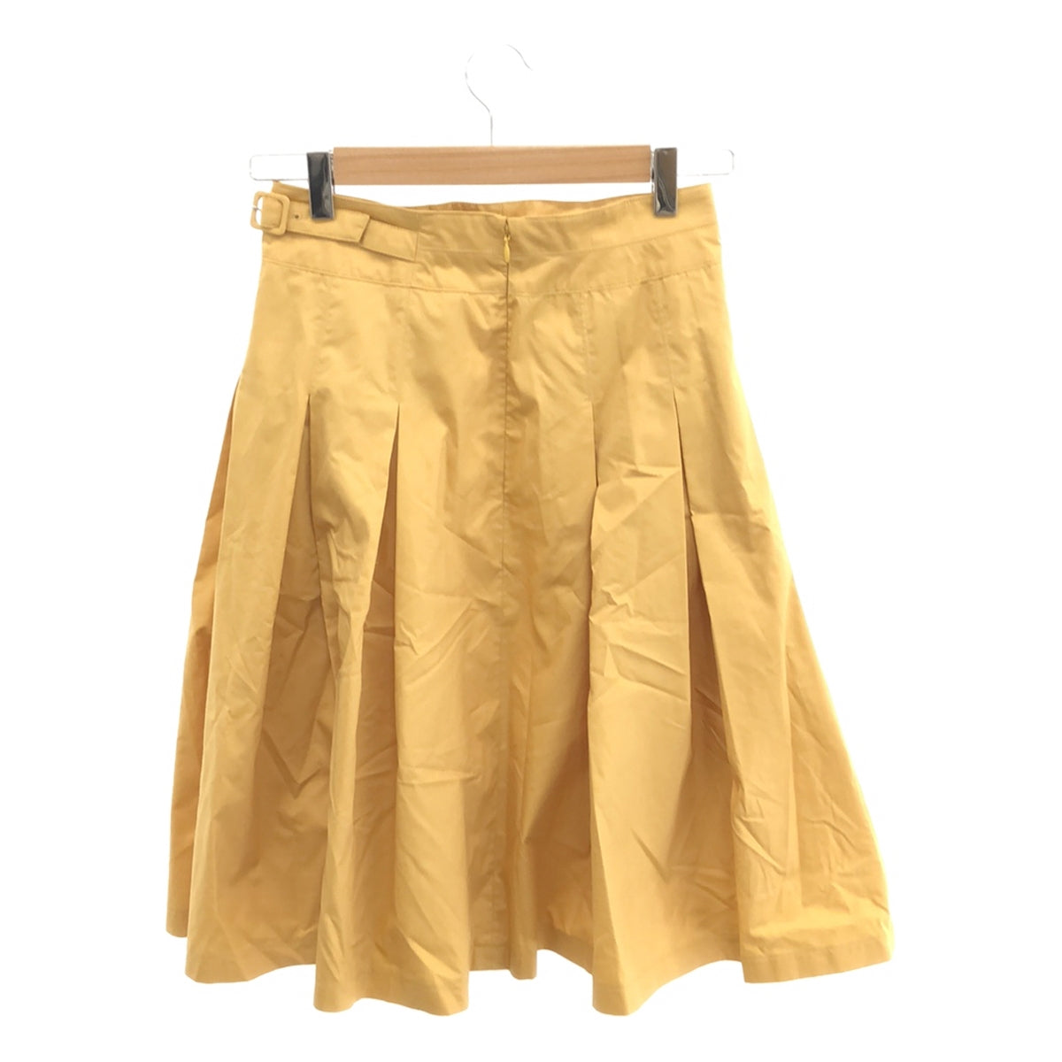 【新品】  ANAYI / アナイ | コットンタックフレアスカート | 38 | イエロー | レディース