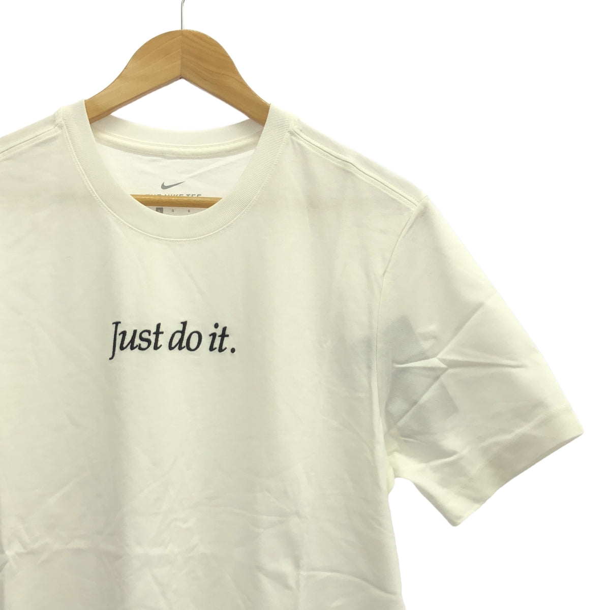 [狀況良好] Nike | M JDI EMB S/S / CD9633-100 標誌 T 卹剪裁和縫製 | L |白色 |男士