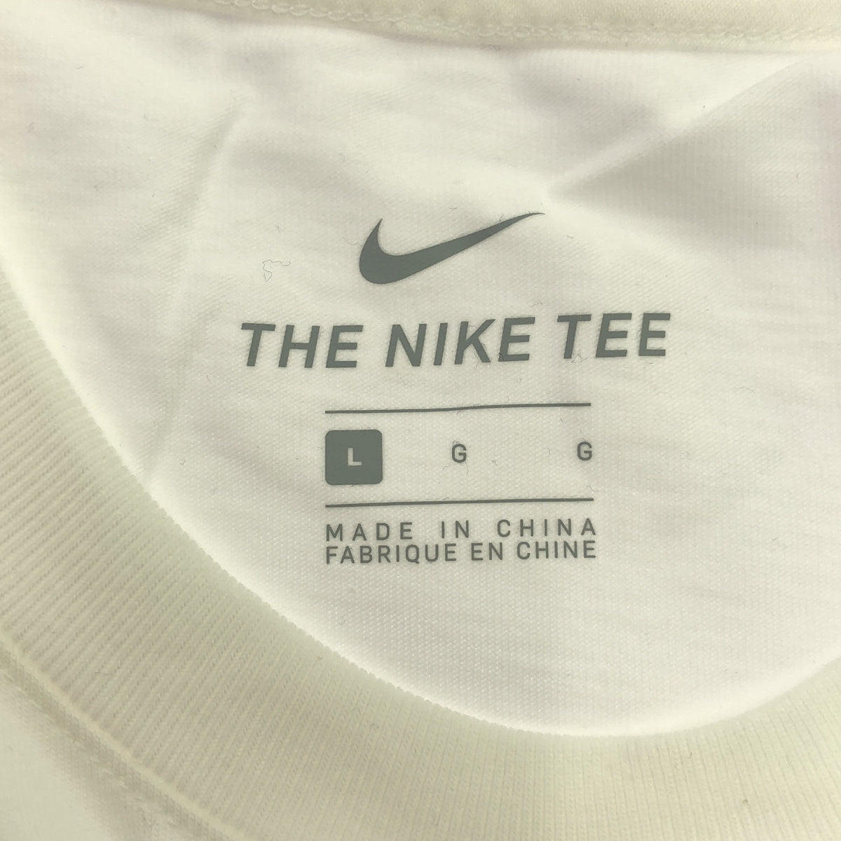 [狀況良好] Nike | M JDI EMB S/S / CD9633-100 標誌 T 卹剪裁和縫製 | L |白色 |男士