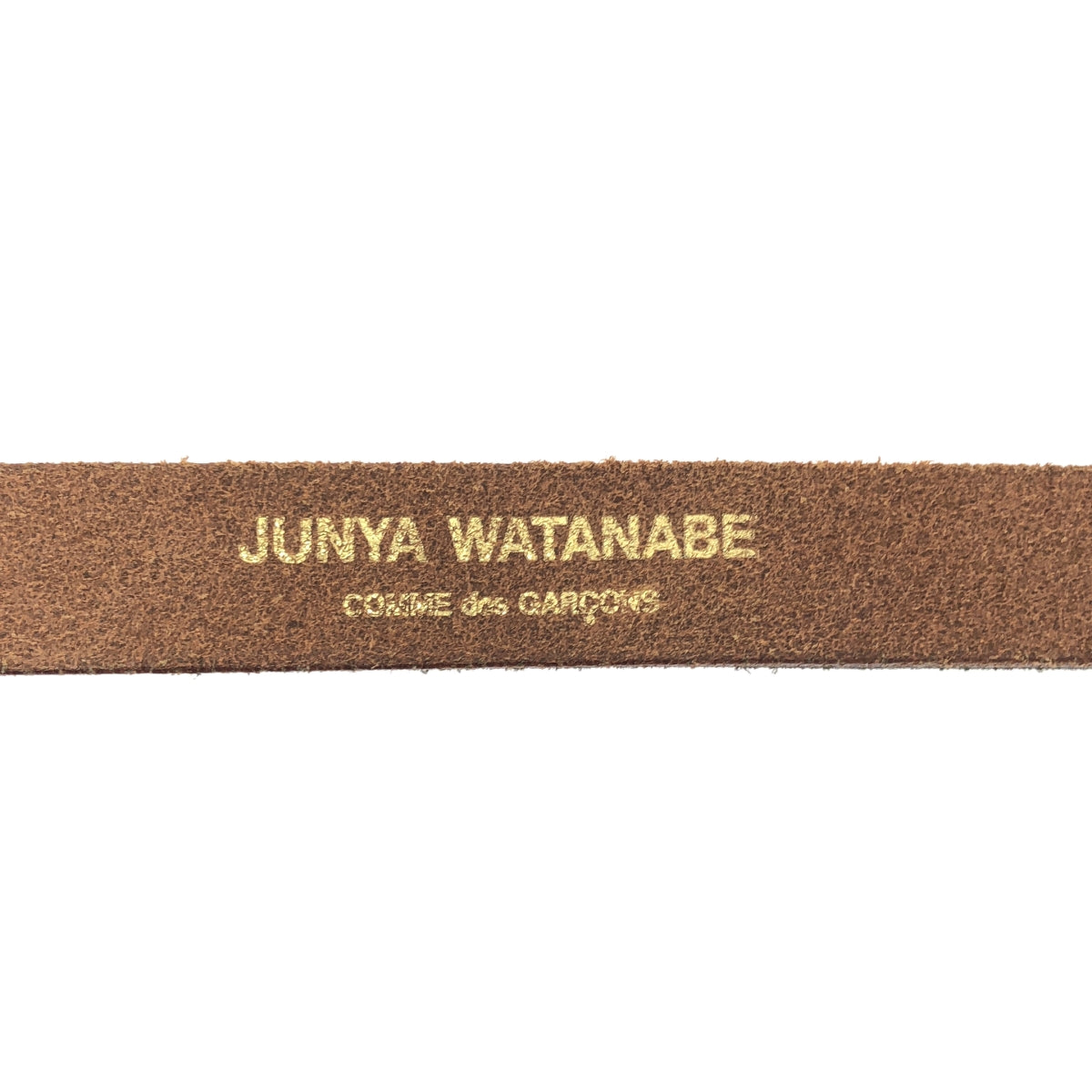 JUNYA WATANABE COMME des GARÇONS / 渡邊淳彌 | Junya Watanabe鱷魚紋壓花帶 |黑色|女性的