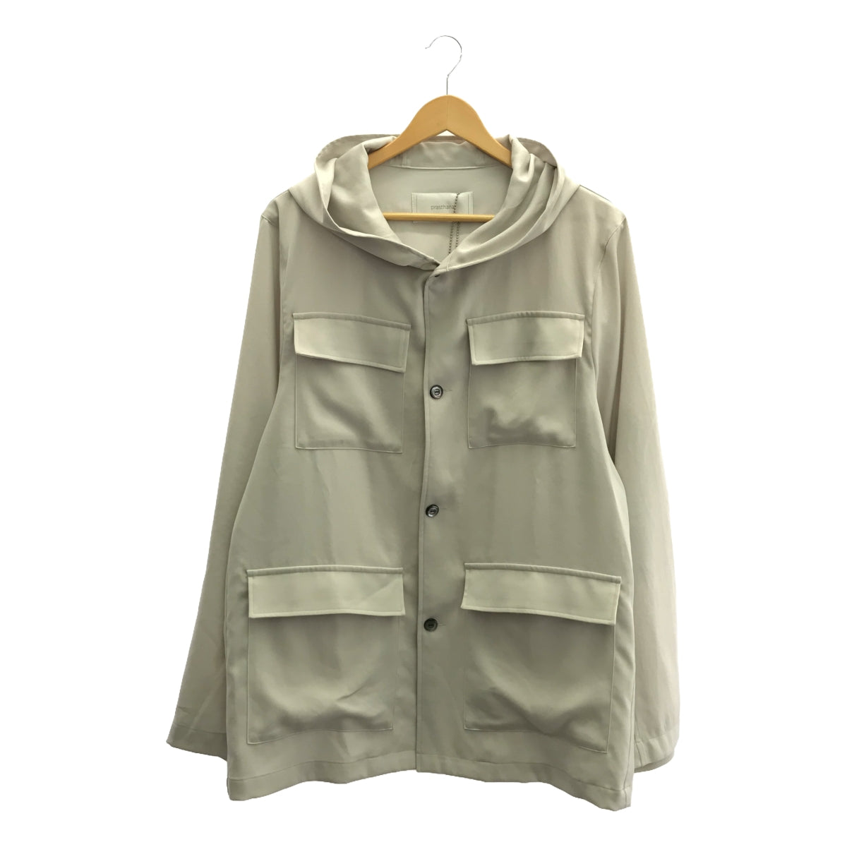 [New] prasthana / Prasthana | Hooded BDU shirt | M | Grey | Men's